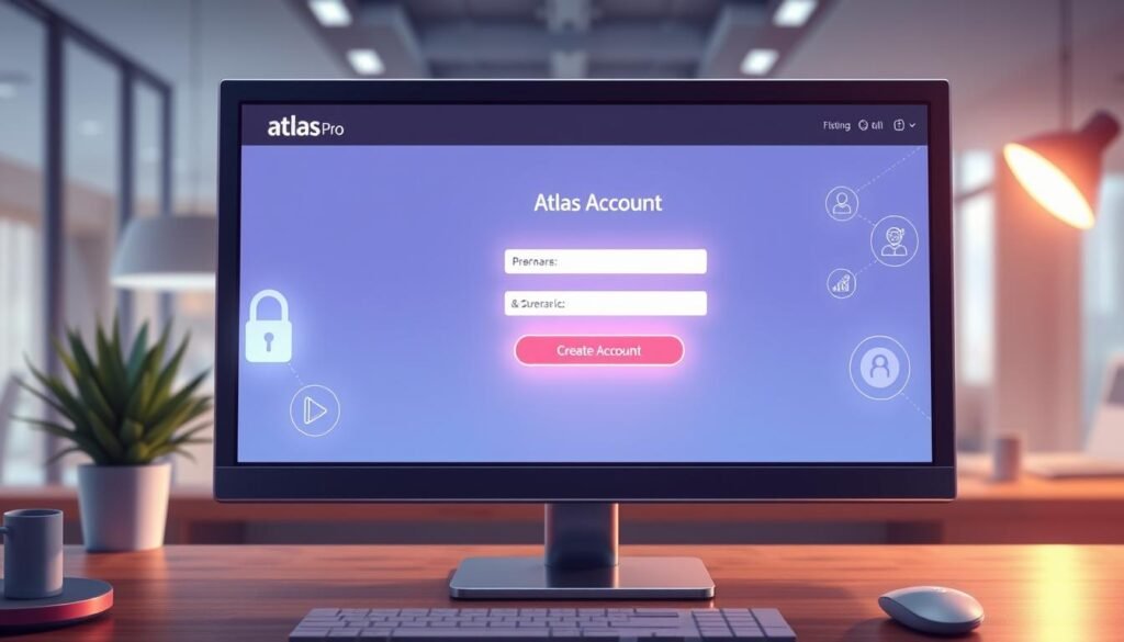 création compte Atlas Pro