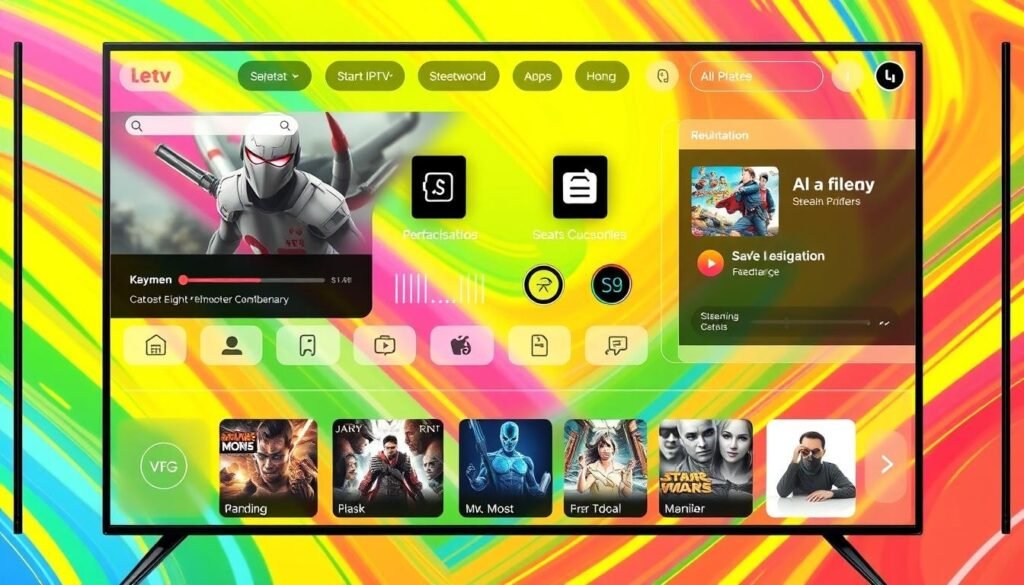 Interface personnalisable Atlas IPTV Pro
