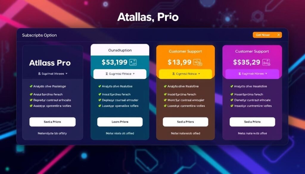 Options d'abonnement Atlas Pro ONTV