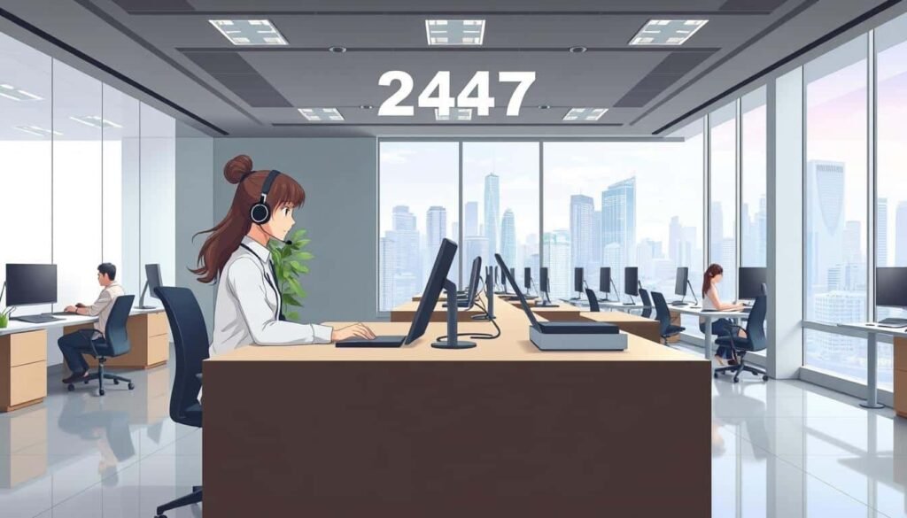 service client 24 7